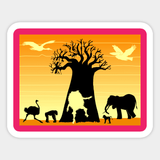 safari dance Sticker